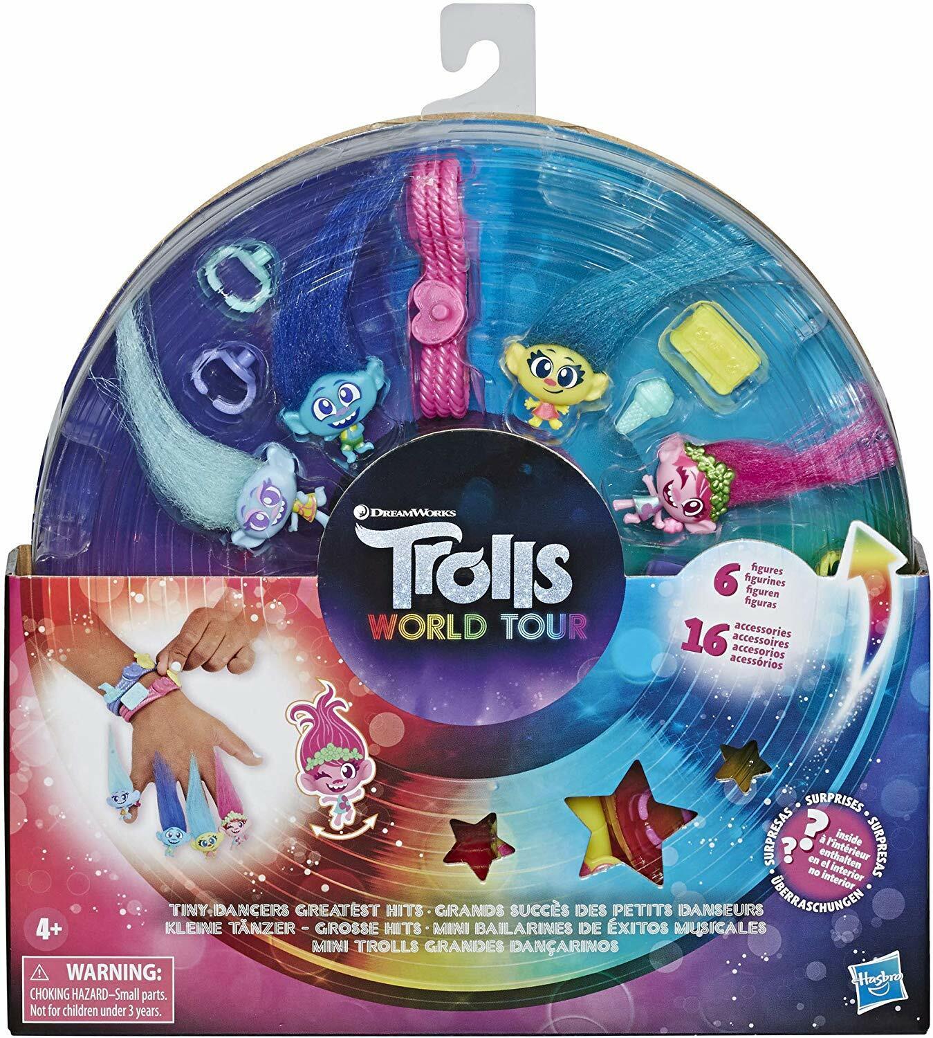 New DreamWorks Trolls World Tour Tiny Dancers Greatest Hits - Free Shipping