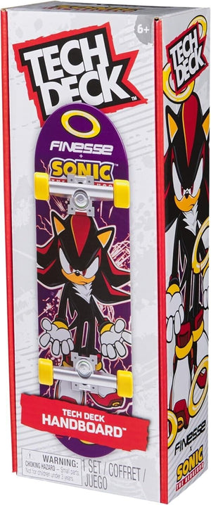 Tech Deck, Finesse X Sonic the Hedgehog Handboard; Authentic Mini Skateboards, K