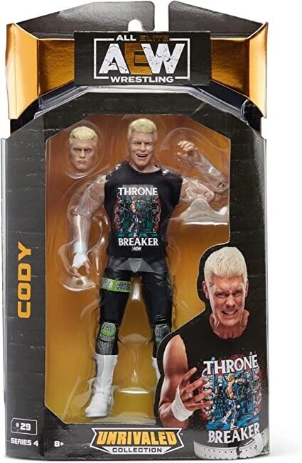 "New AEW Cody Rhodes Action Figure 6.5" - AEW0027 - Collectible Wrestling Toy"