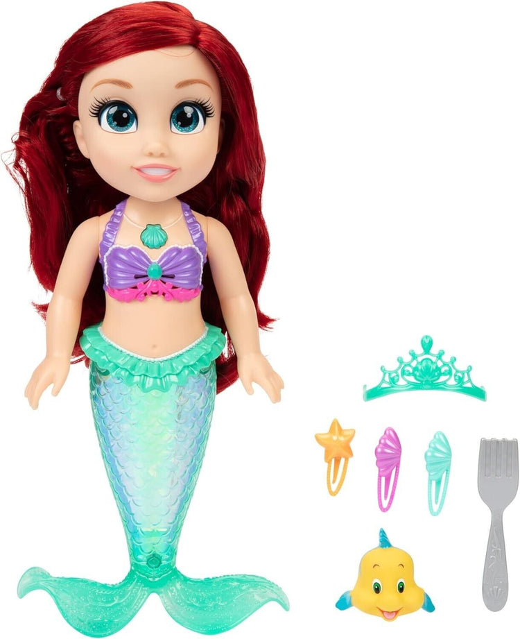 Disney Princess My Singing Friend Ariel Feature Doll, 14” / 35 cm Tall Doll Sing