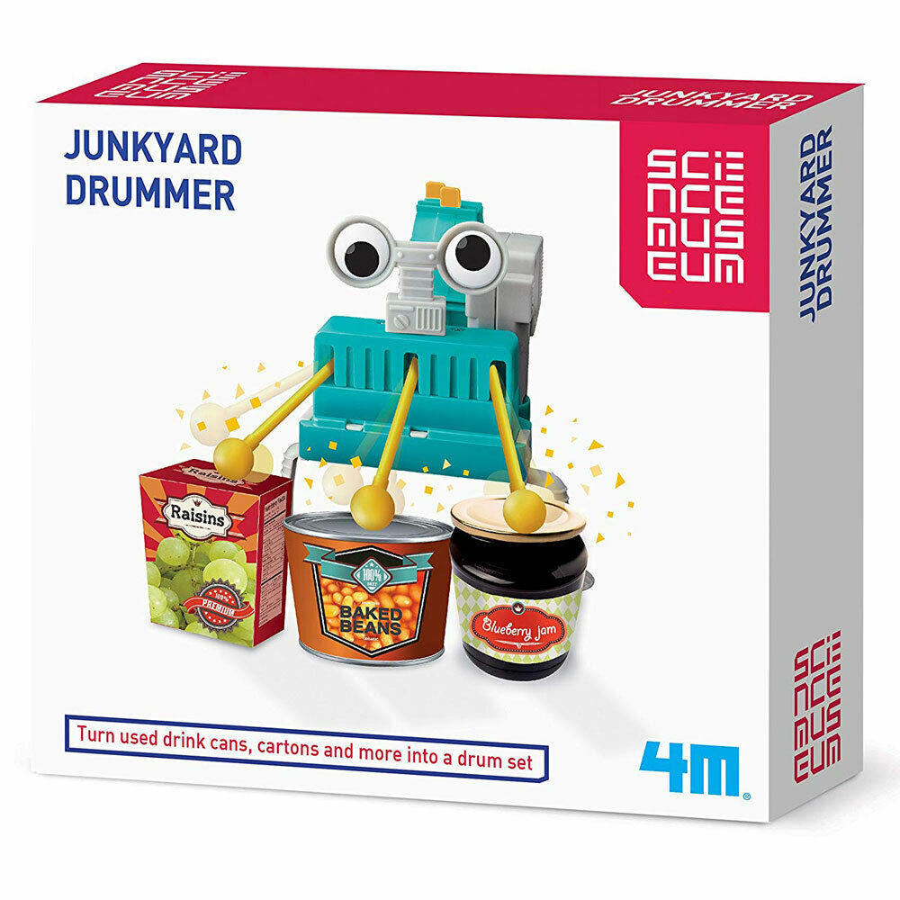 Build Your Own Junkyard Drummer Robot Kit - Science Museum - BRAND NEW