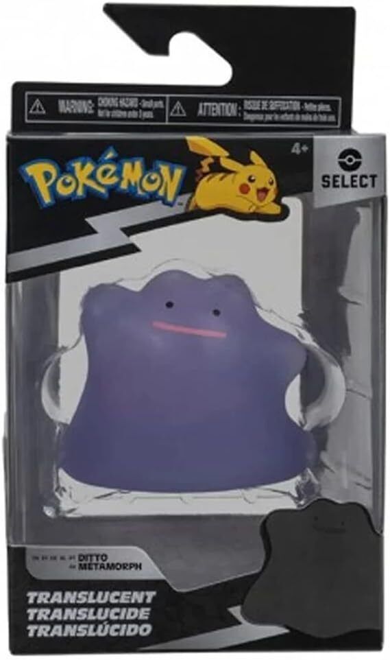 PoKéMoN Select FIGURE-3-Inch Battle Figure from Translucent Material DITTO