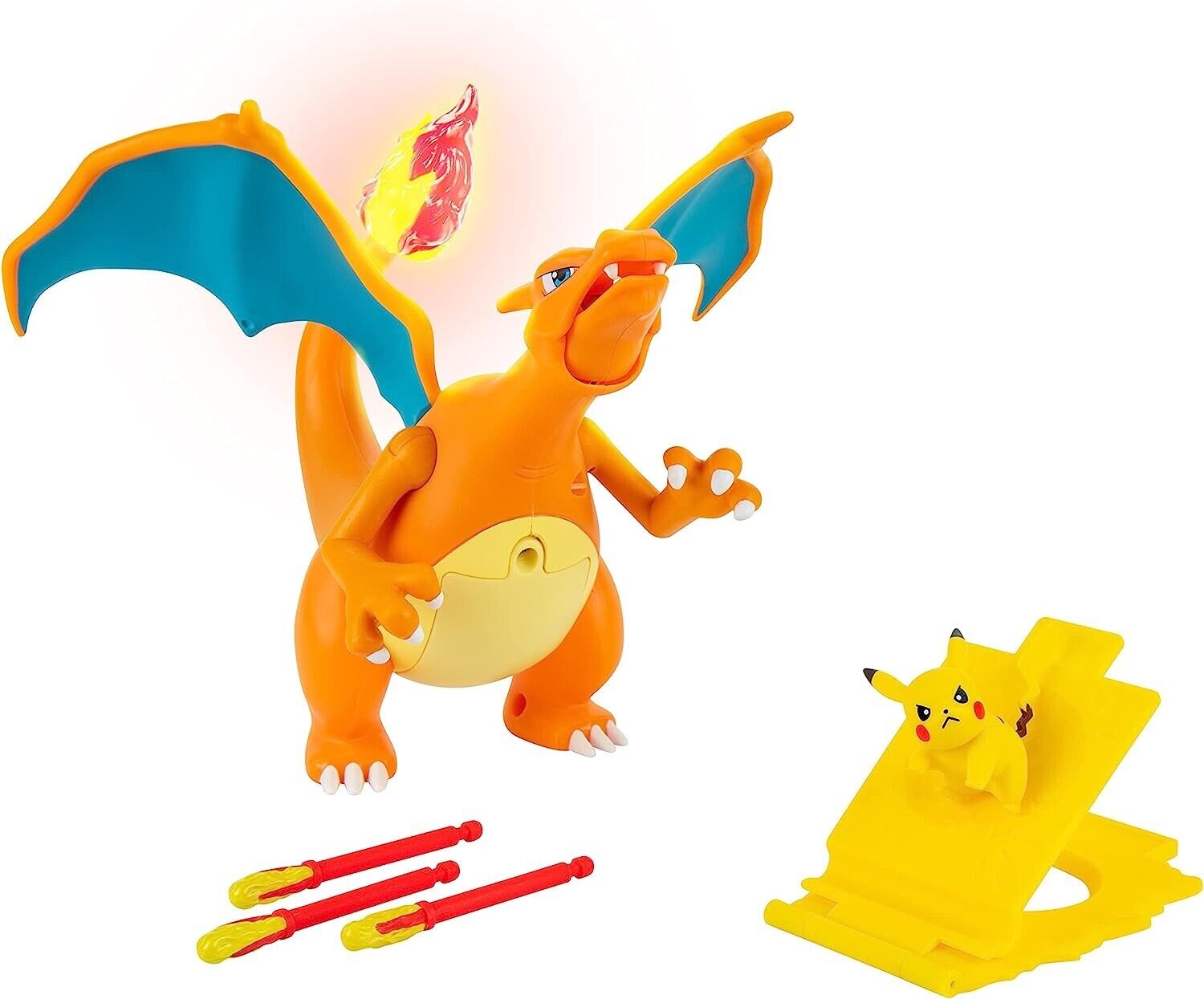 Pokémon PKW2731 Deluxe Feature Includes 6 Interactive Charizard Plus 2-inch