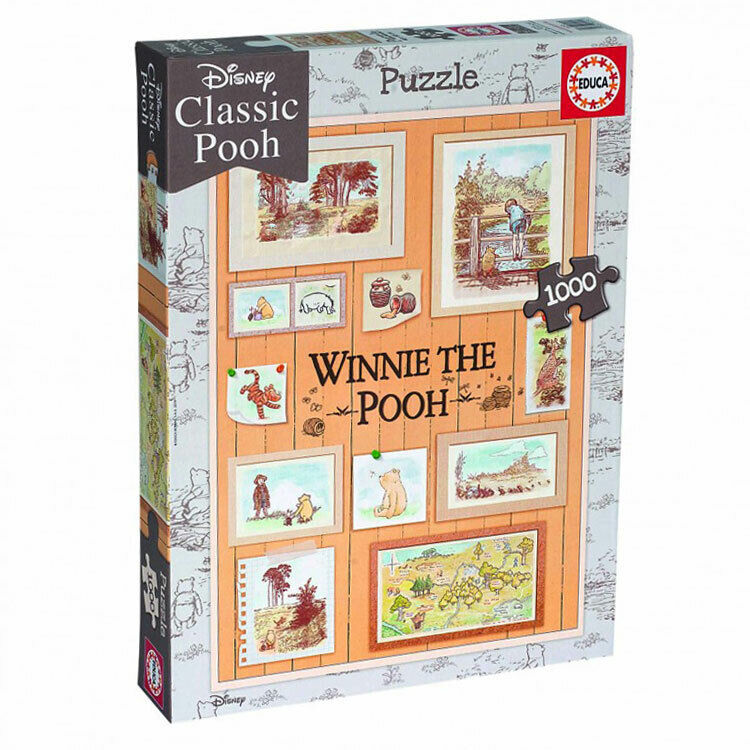 New Educa Borras Winnie the Pooh Photoframes 1000pc Jigsaw Puzzle