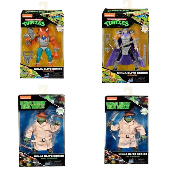 Teenage Mutant Ninja Turtles Ninja Elite Series Action Figures New Assortment. - LEO IN DISGUISE