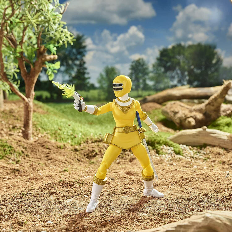 New Power Rangers Zeo Yellow Ranger Action Figure - Lightning Collection