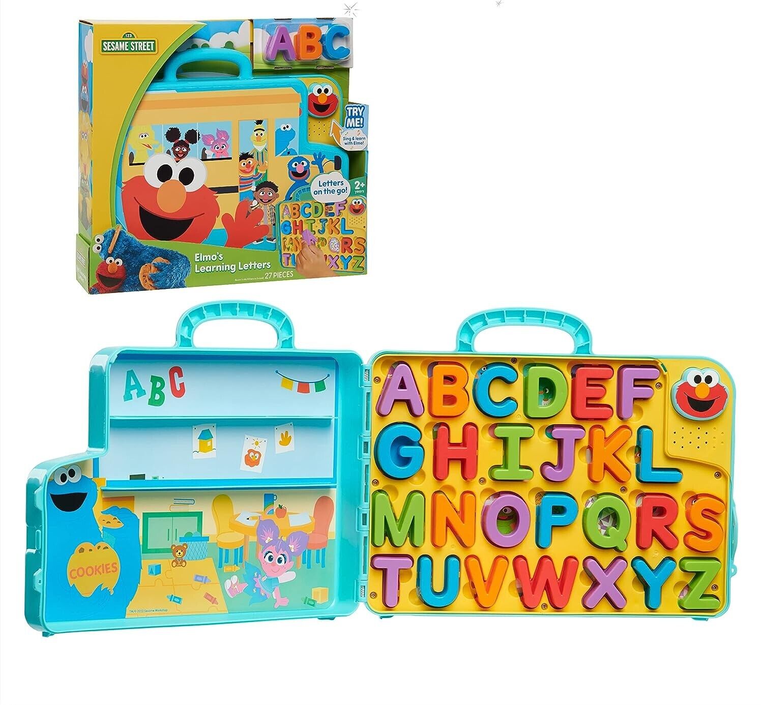 Sesame Street 57588 Elmo's Learning Letters, Multi-Color, Medium