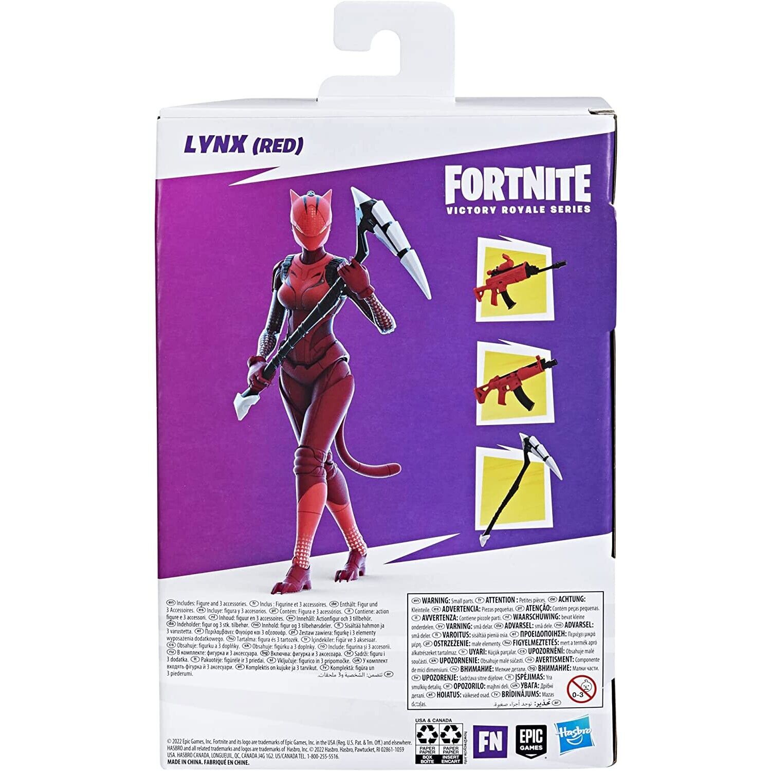 "Fortnite Victory Royale Lynx Red 6" Action Figure - BRAND NEW"