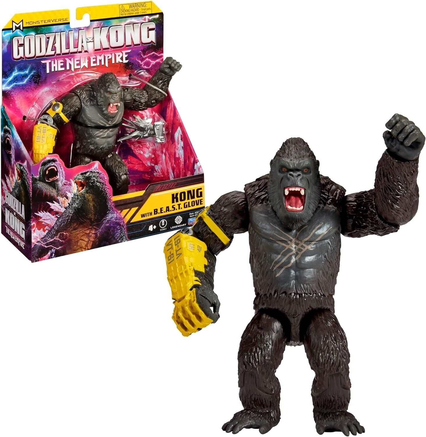 Godzilla X Kong The New Empire Kong with B.E.A.S.T. Glove - New in stock