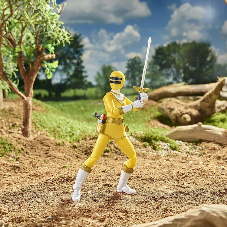 New Power Rangers Zeo Yellow Ranger Action Figure - Lightning Collection