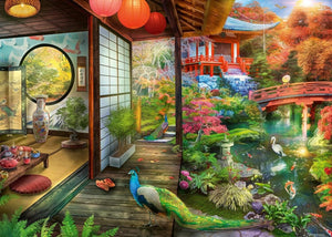 Ravensburger Japanese Garden Teahouse Kyoto 1000 Piece Jigsaw Puzzle for Adults