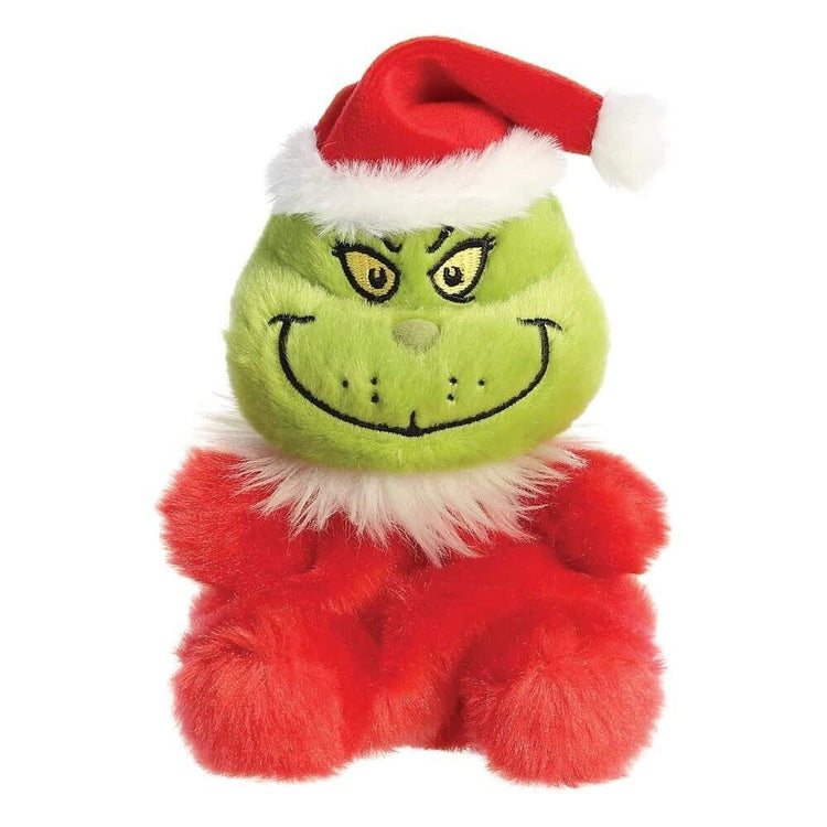 Brand New Santa Grinch Palm Pal Soft Toy - Perfect Holiday Gift!