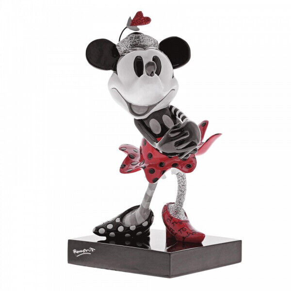 New Disney Britto Steamboat Minnie Mouse Figurine - Collectible Art