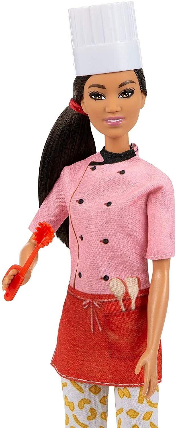 New Barbie Pasta Chef Career Doll GTW38 - Ready to Cook Up a Storm!