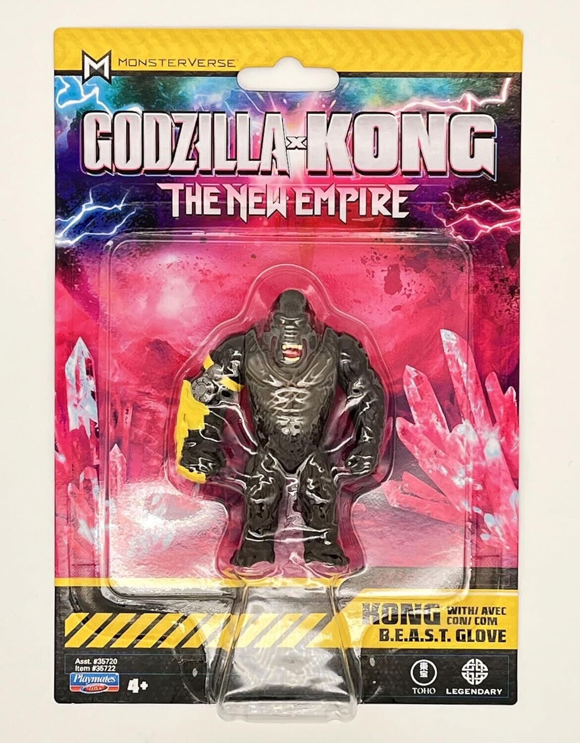 MonsterVerse Godzilla x Kong: The New Empire, 3.25-Inch Kong Action Figure Toy,
