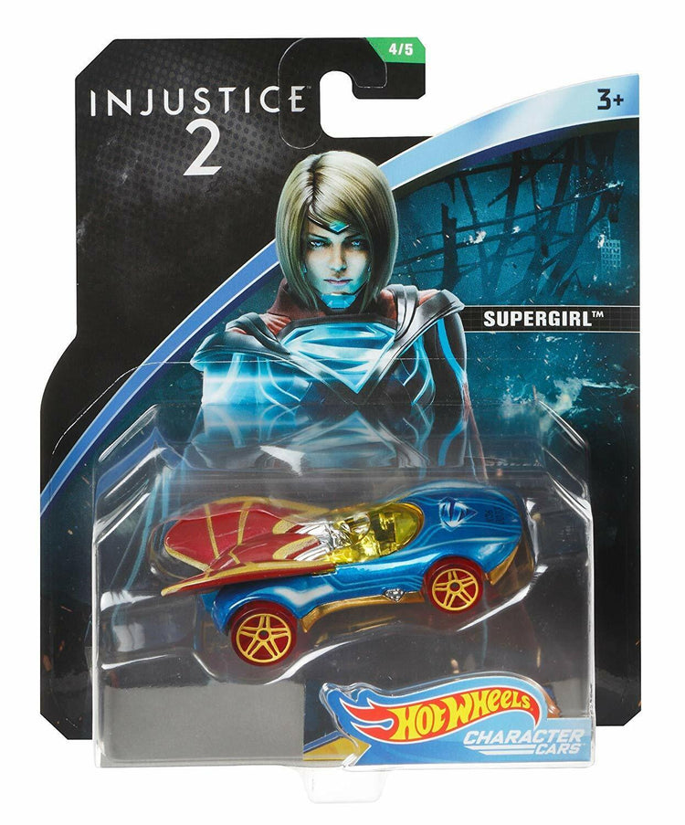 Hot Wheels DC Universe Character Cars 1:64 Scale Diecast Vehicles (Pick a Style) - Supergirl (Injustice 2)