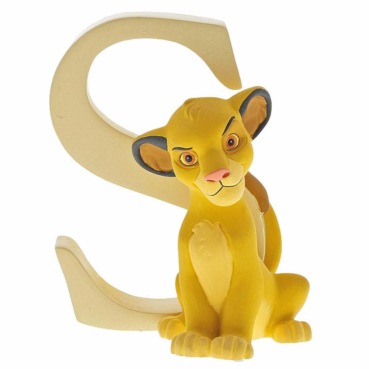 Disney Enchanting Collection Alphabet Letter Figurines - Choose a Letter S - Simba