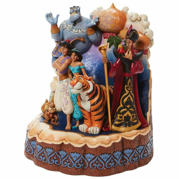 Disney Traditions Aladdin Figurine - A Wondrous Place Carved by Heart