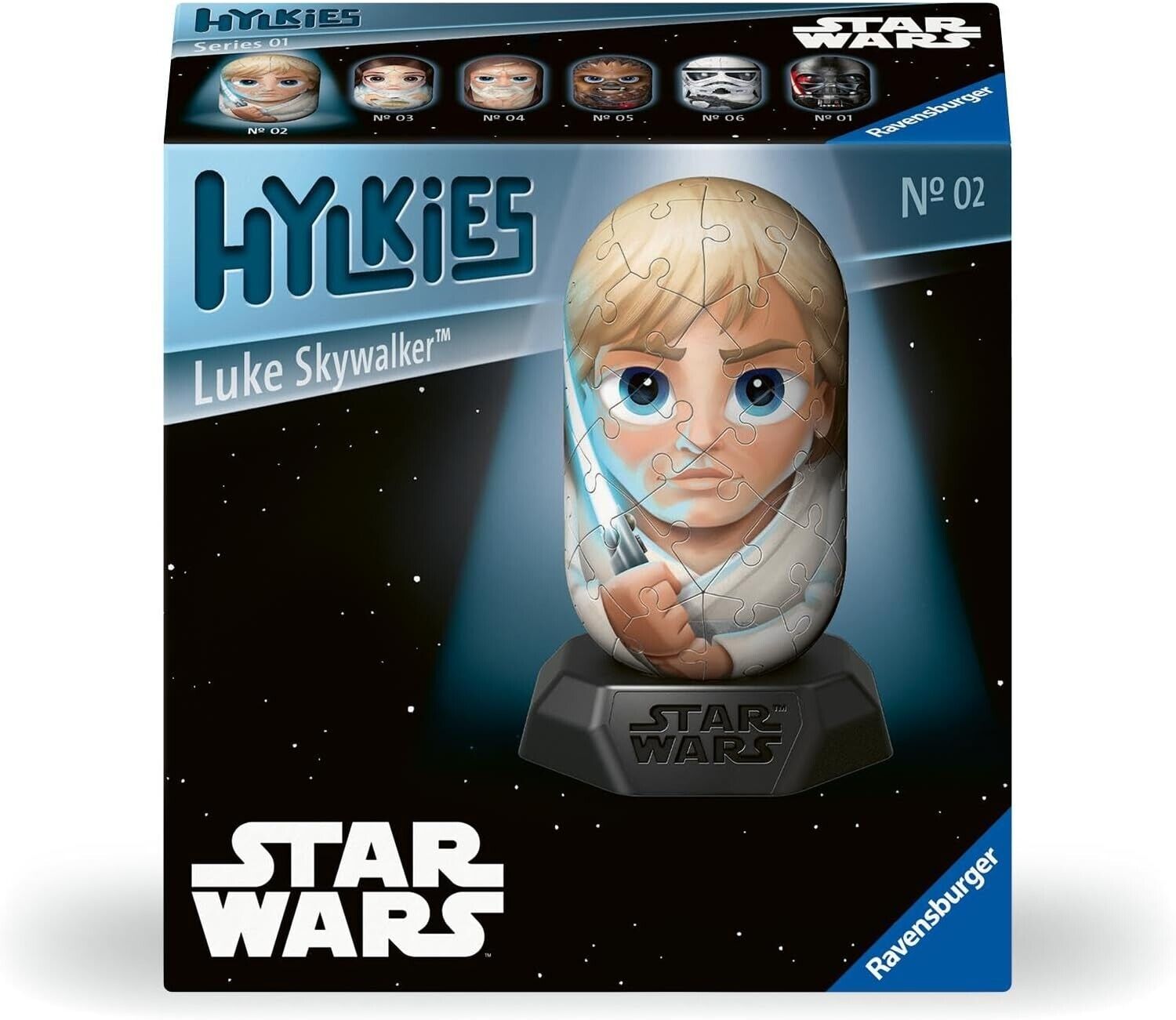 Ravensburger 12001013 Star Wars Hylkies Figures Luke Skywalker Gifts for Kids an