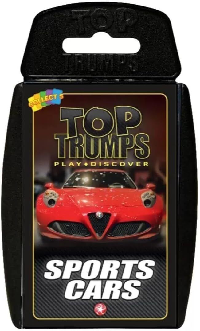 Play the Best Trumps Card Games and Find Exclusive Dragons Walliams Author Roald SPORTS CARS