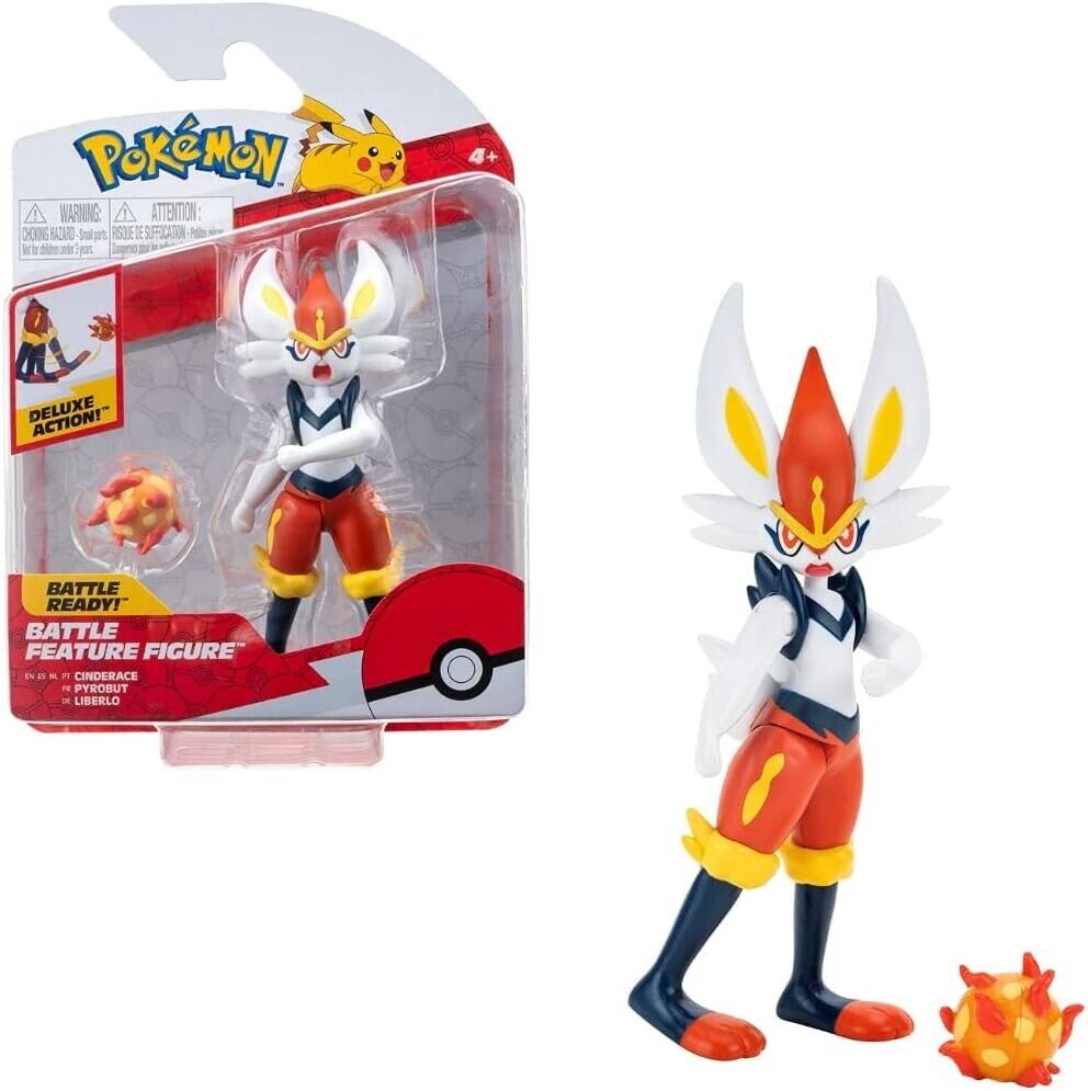 Pokemon Battle Figure Cinderace Brand New