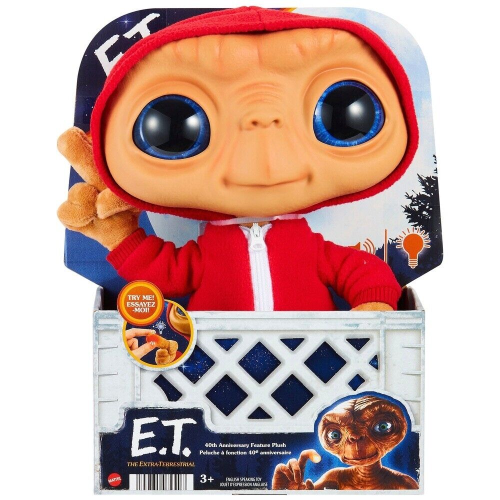 E.T. 40th Anniversary Plush w/ Lights & Sounds - Collectible Toy for Fans