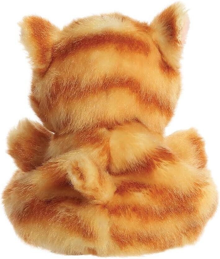 Aurora Palm Pals, Meow Kitty Tabby Cat, Soft Toy, 33473, 5 inches, Orange