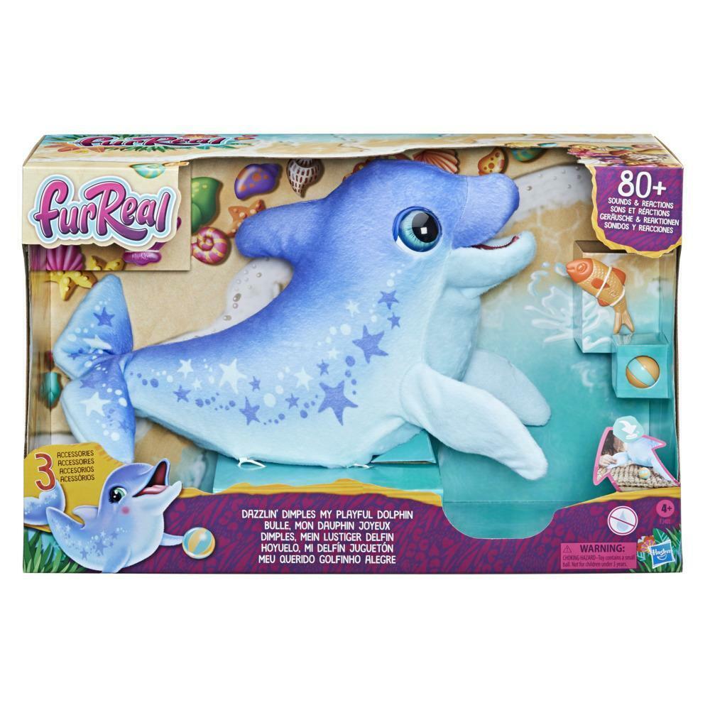 New furReal Dazzlin' Dimples Playful Dolphin - 80+ Sounds & Reactions!