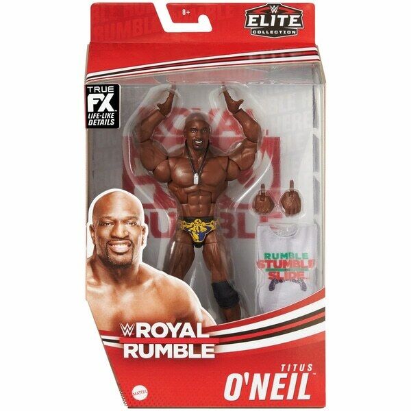 WWE Royal Rumble Elite Action Figure - Titus O'Neil - Brand New!