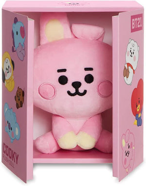 "Aurora BT21 COOKY Plush Toy 8" Large Size Soft Kids Gift Box Cuddly Stuffed"