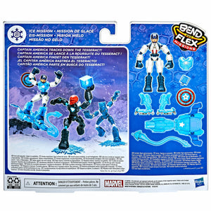 New Marvel Avengers Bend and Flex Captain America Ice Mission Figure 6-Inch