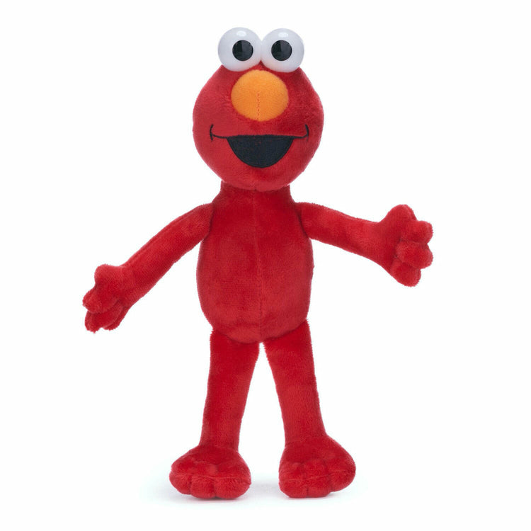 Sesame Street Plush Beanie - Elmo or Cookie Monster - 8 Inches - Elmo
