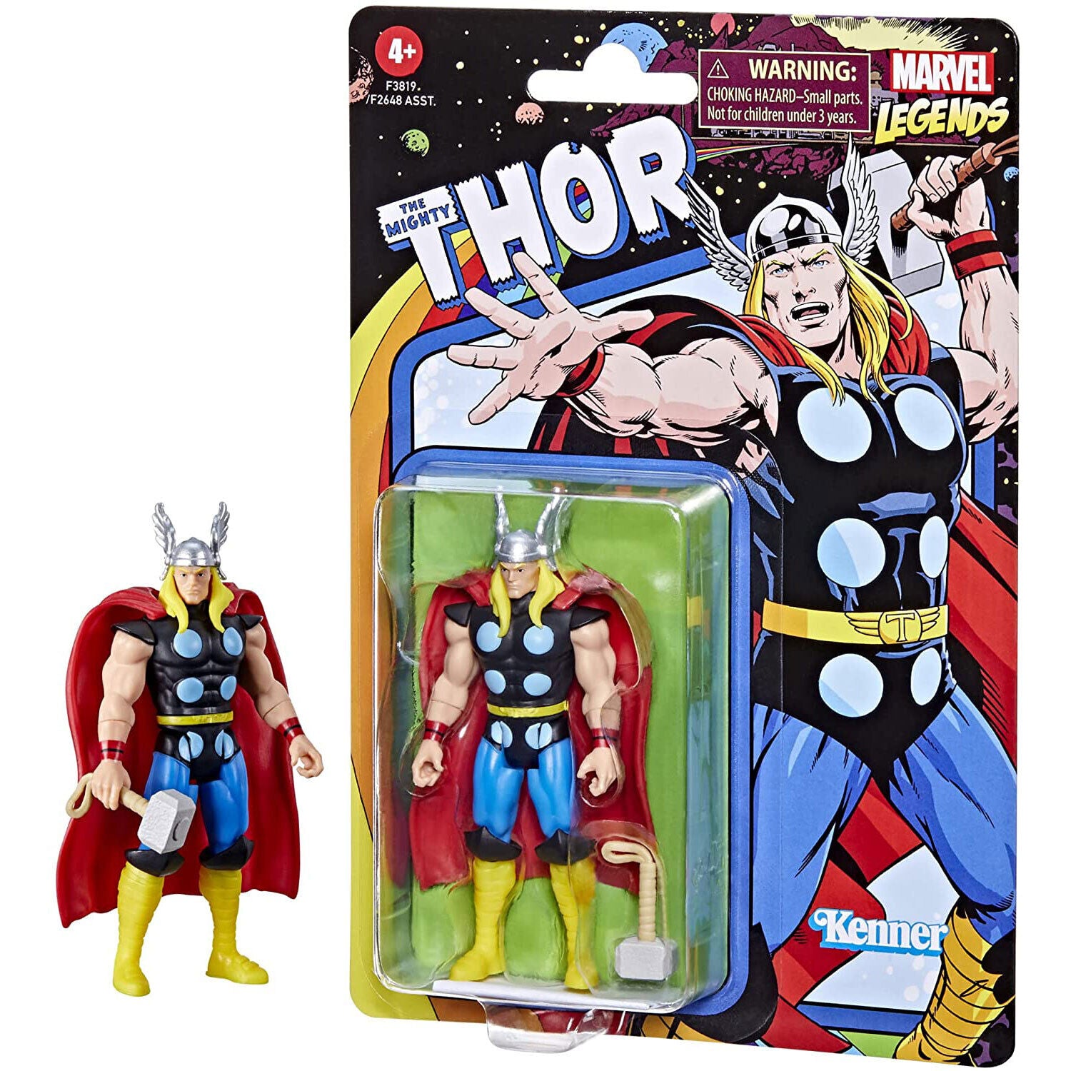 New Marvel Legends Retro Thor 3.75-Inch Figure - Collectible Toy