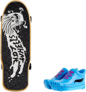 Hot Wheels Skate - 1 Fingerboard & 1 Pair of Removable Skate Shoes ,HVJ83 Food S