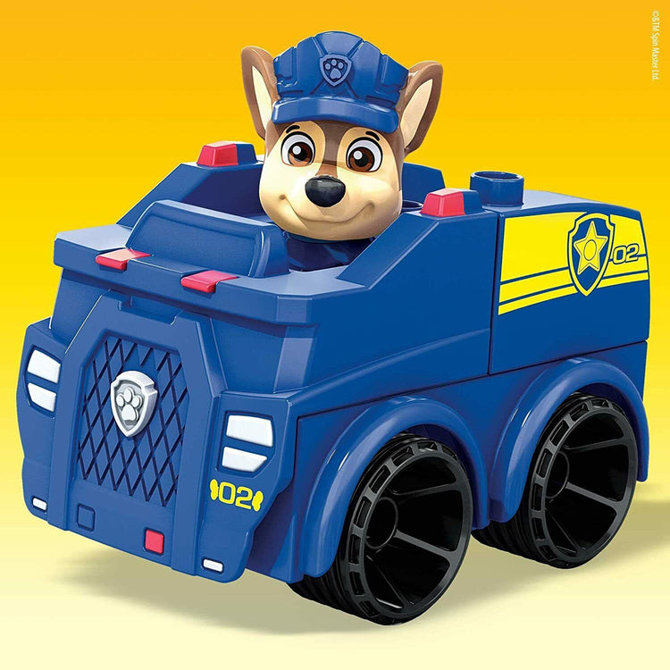 New Mega Bloks PAW Patrol Chase's Patrol Car - Ready for Action!