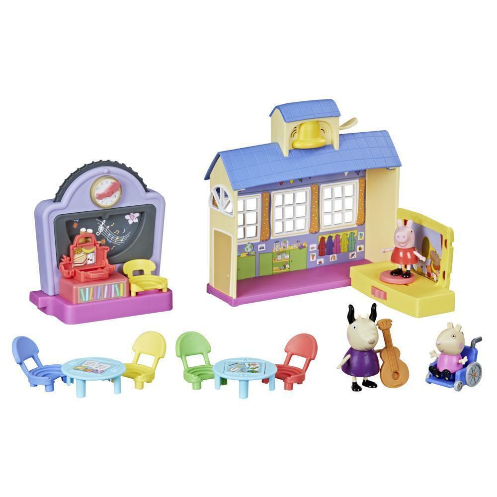 New Peppa Pig School Playset - Peppa's Adventures Playgroup - Free Shipping