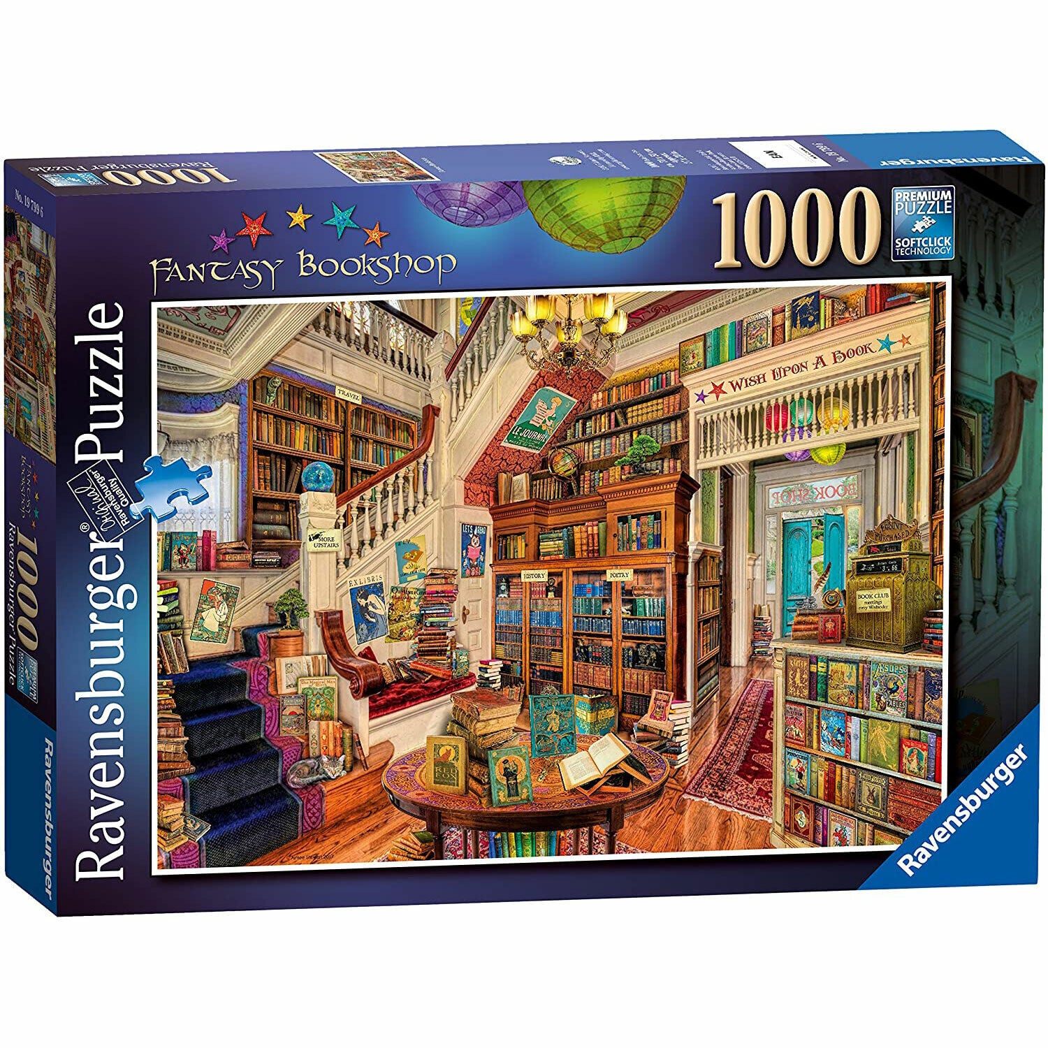 Ravensburger Fantasy Bookshop 1000 Piece Puzzle - NEW!
