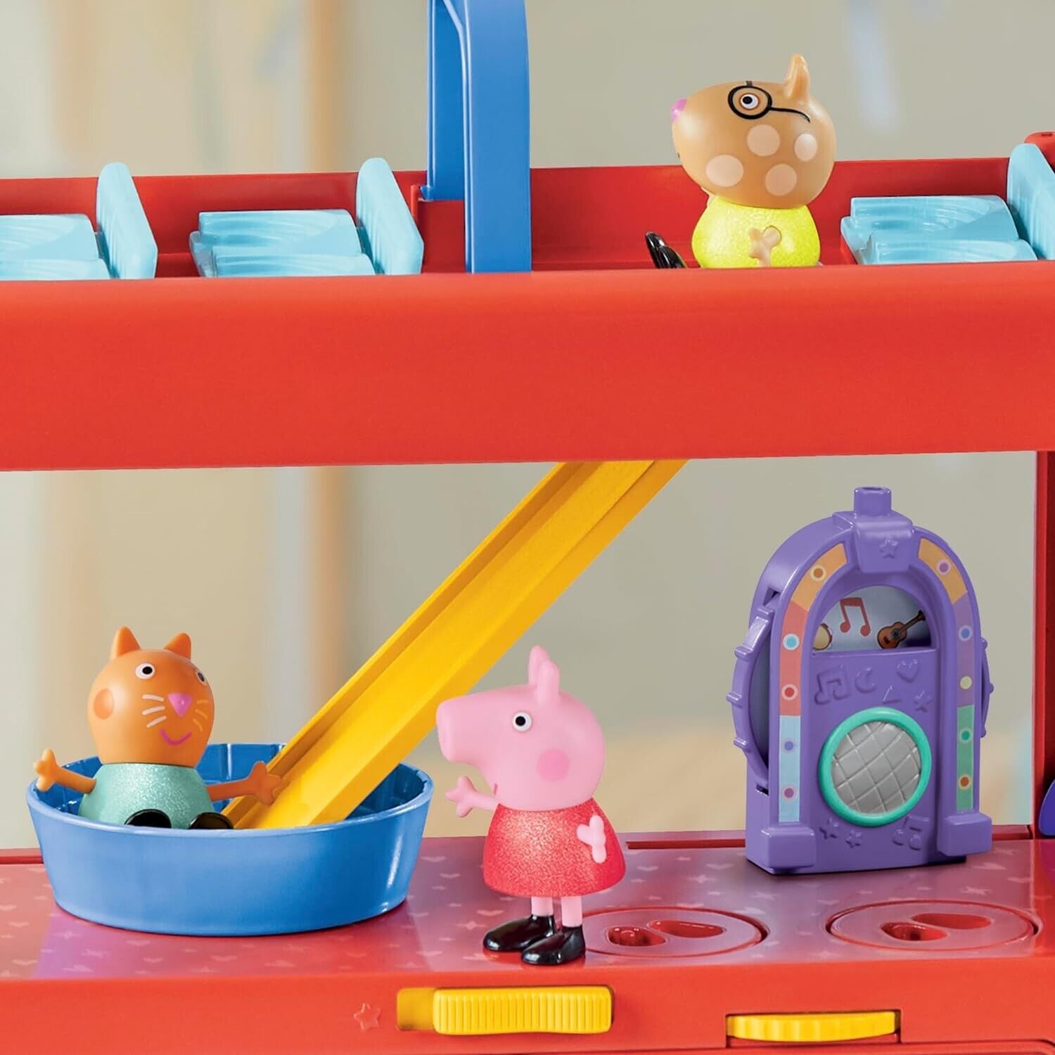 Peppa Pig Peppa’s 2-in-1 Party Bus Playset