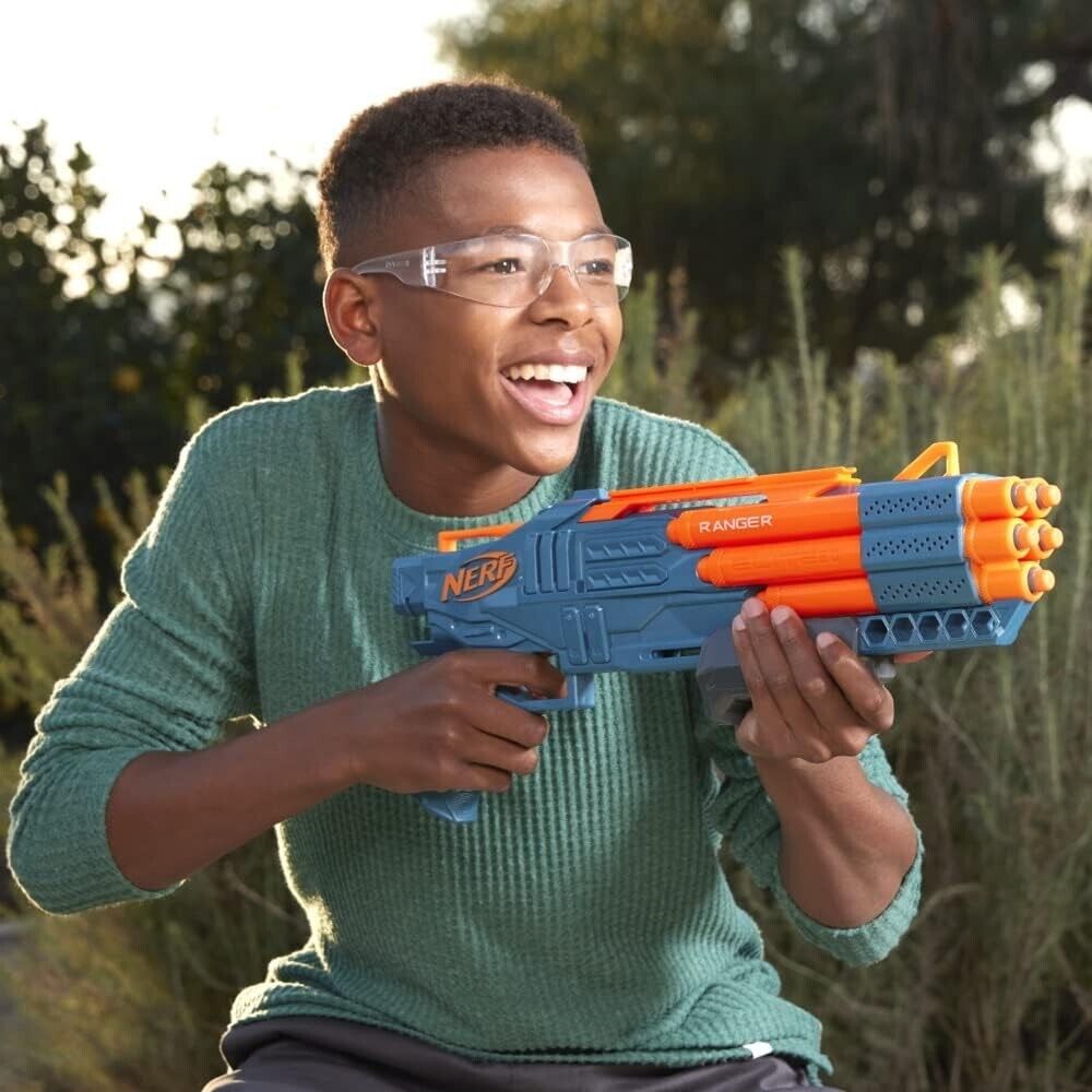 Nerf Elite 2.0 Ranger PD-5 Blaster, 5-Barrel Blasting, 10 Nerf Elite Darts.