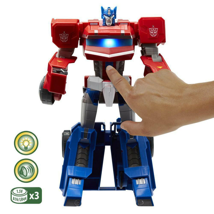 "Transformers Cyberverse Dinobots Optimus Prime Figure"