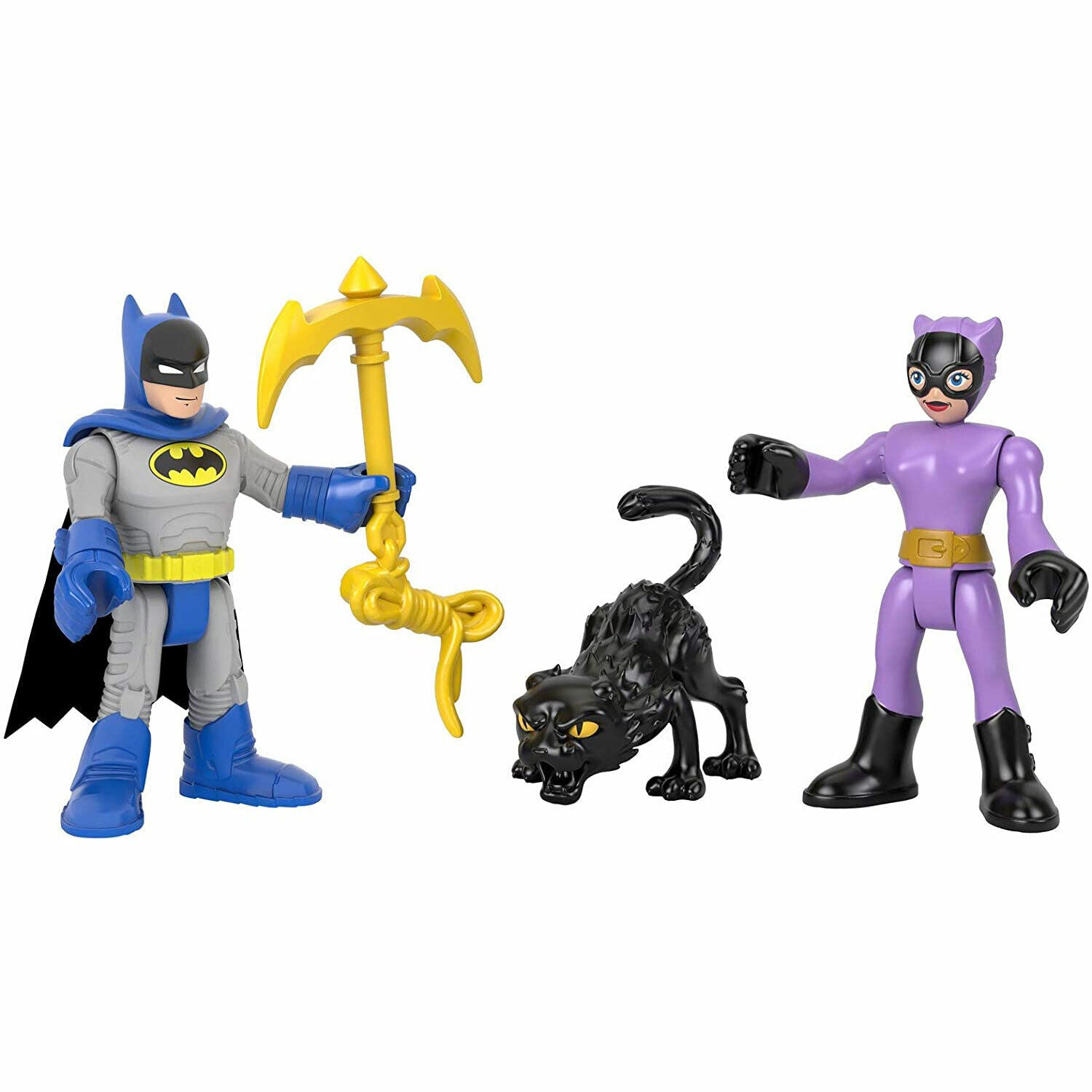 New Imaginext DC Super Friends Batman & Catwoman Action Figures