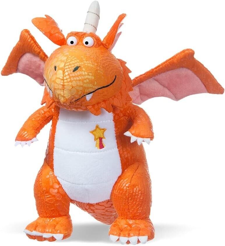 Zog the dragon 9inch Plush Soft Toy, Orange