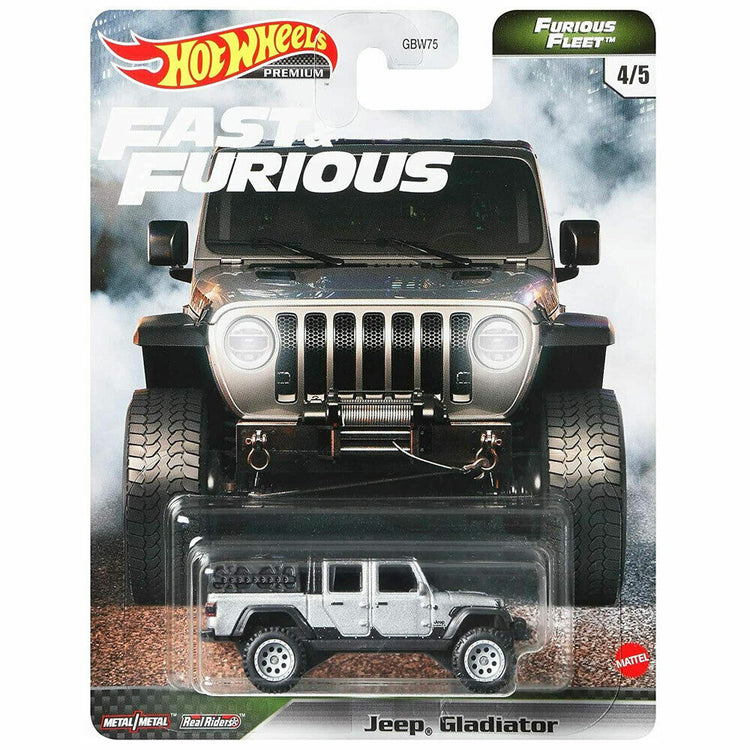 Hot Wheels Fast & Furious Furious Fleet 1:64 Cars - Choose Your Car! - Jeep Gladiator #4/5