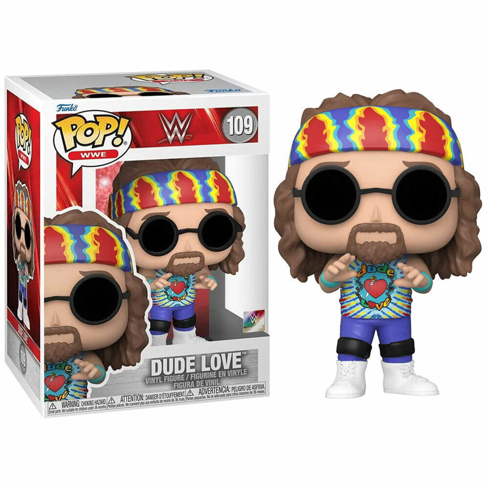 WWE Dude Love Pop! Vinyl Figure - Brand New Collectible