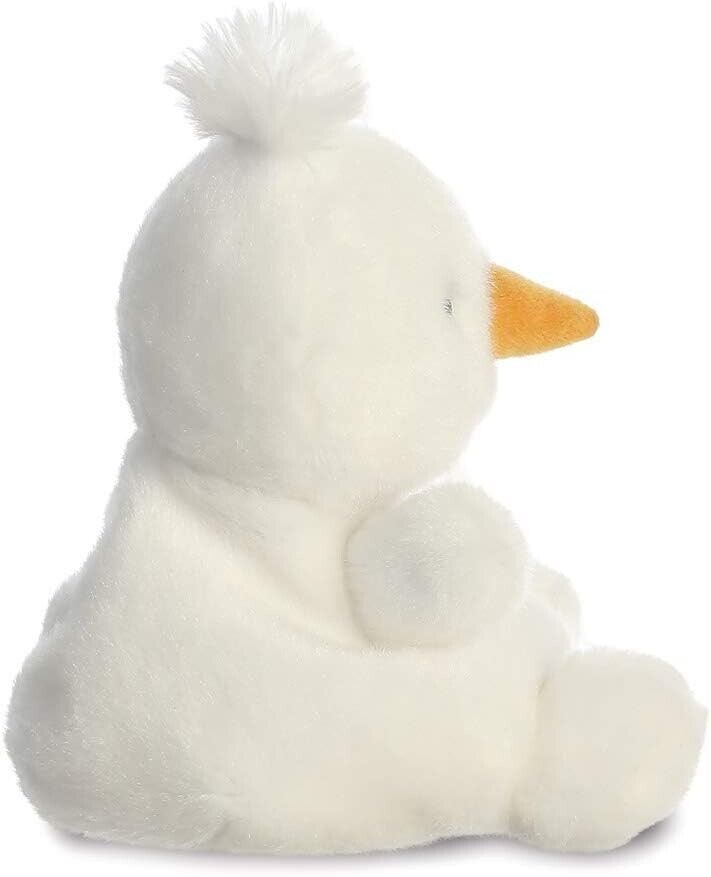 Aurora, 99130, Palm Pals Snowman, 5In, Soft Toy, White