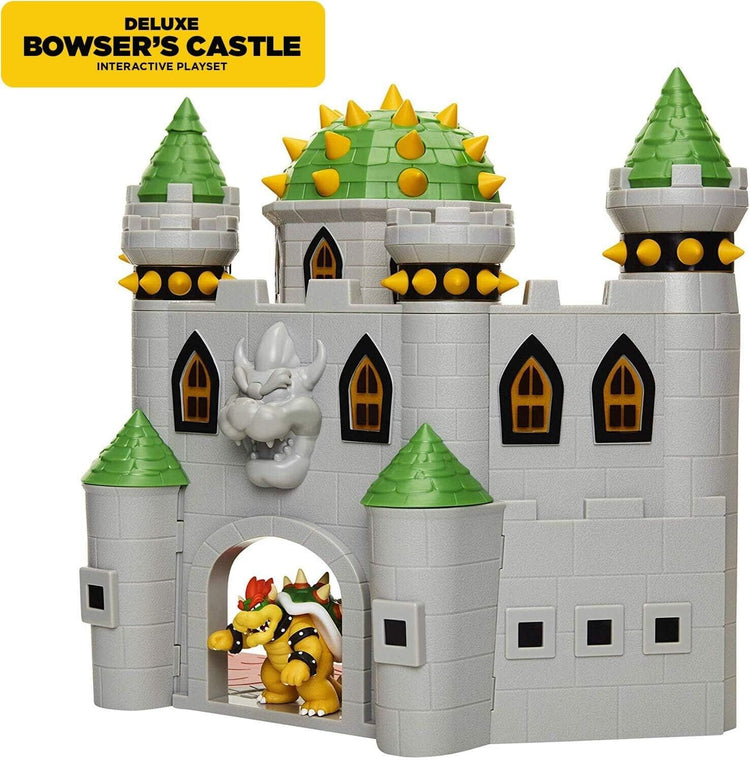 Nintendo Super Mario Mushroom Kingdom Castle Playset with Exclusive 2.5” Bowser