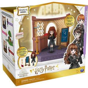 Harry Potter Magical Minis Charms Classroom w/ Hermione - Wizarding World Exc