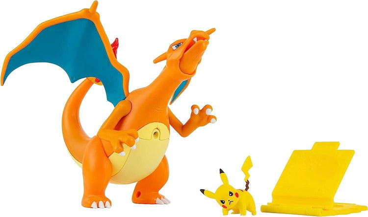 Pokémon PKW2731 Deluxe Feature Includes 6 Interactive Charizard Plus 2-inch