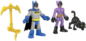 New Imaginext DC Super Friends Batman & Catwoman Action Figures