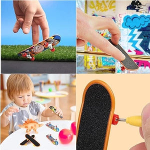 Hot Wheels Skate - 1 Fingerboard & 1 Pair of Removable Skate Shoes ,HVJ83 Food S